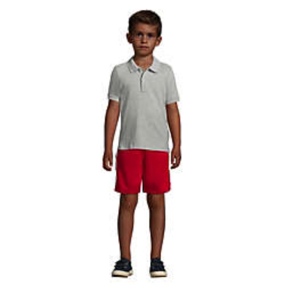 Lands' End Kids White Mesh Polo, Short Sleeve, School Uniform. NWT